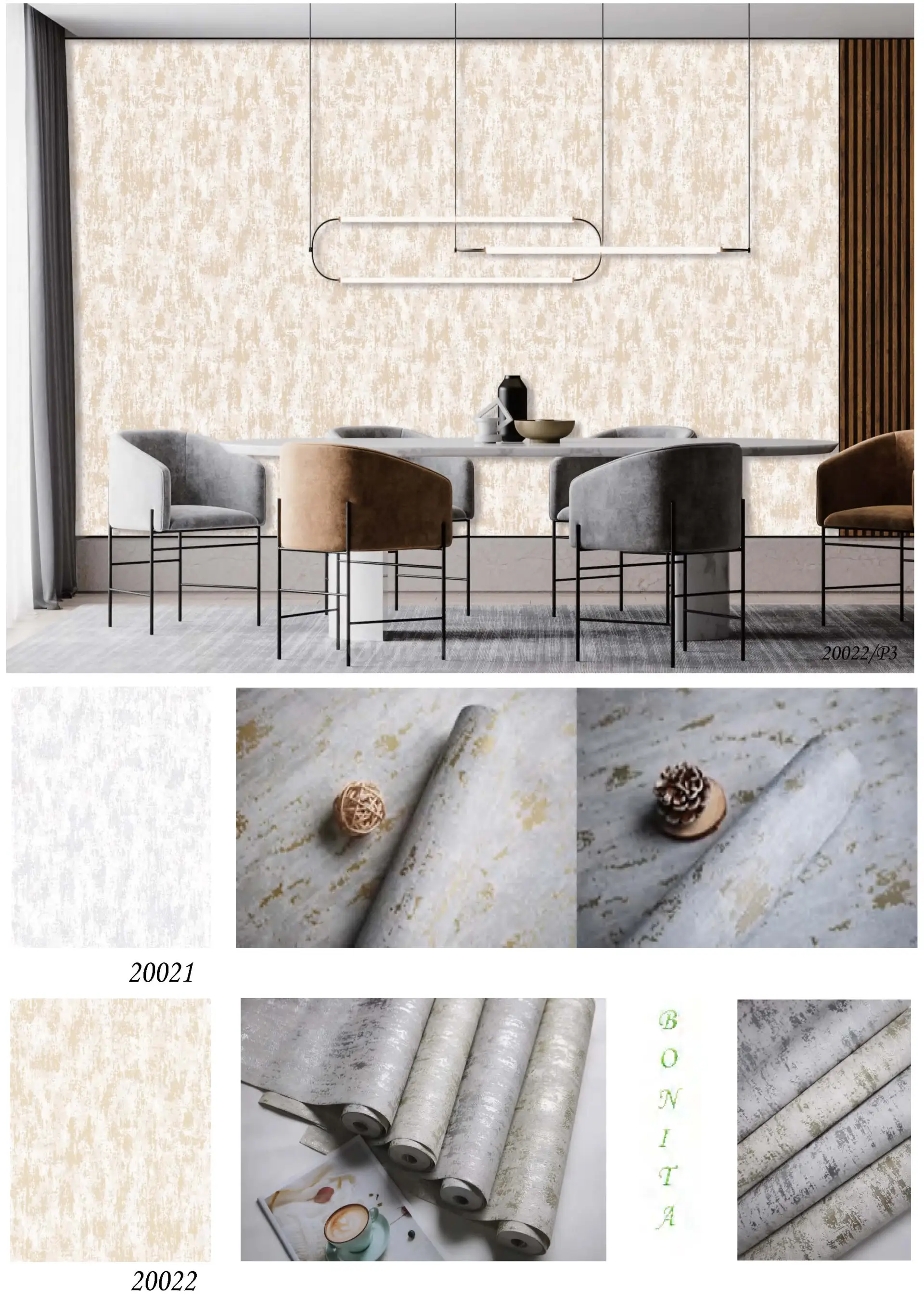 Bonita Motif Wallpaper