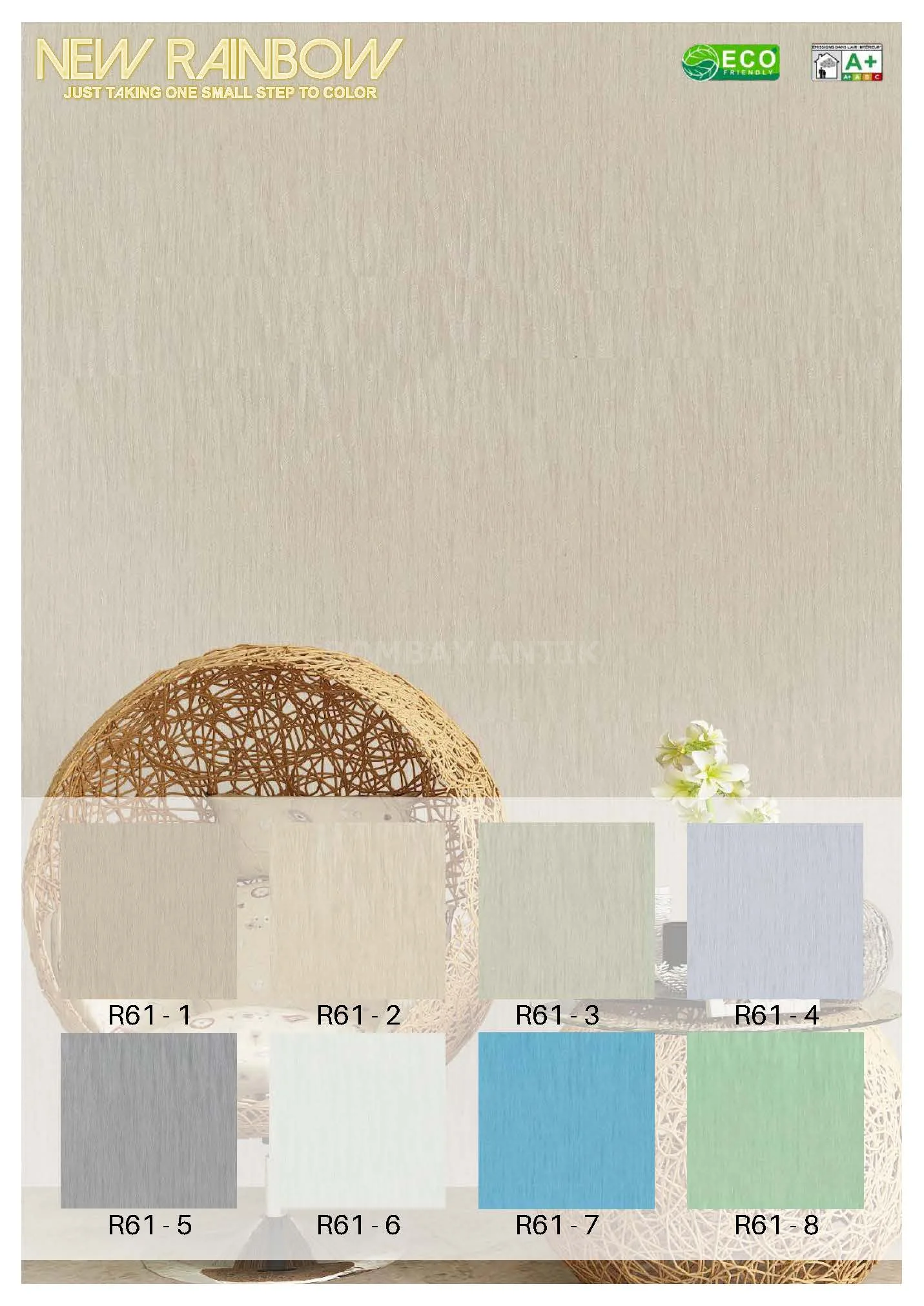 New Rainbow Motif Wallpaper