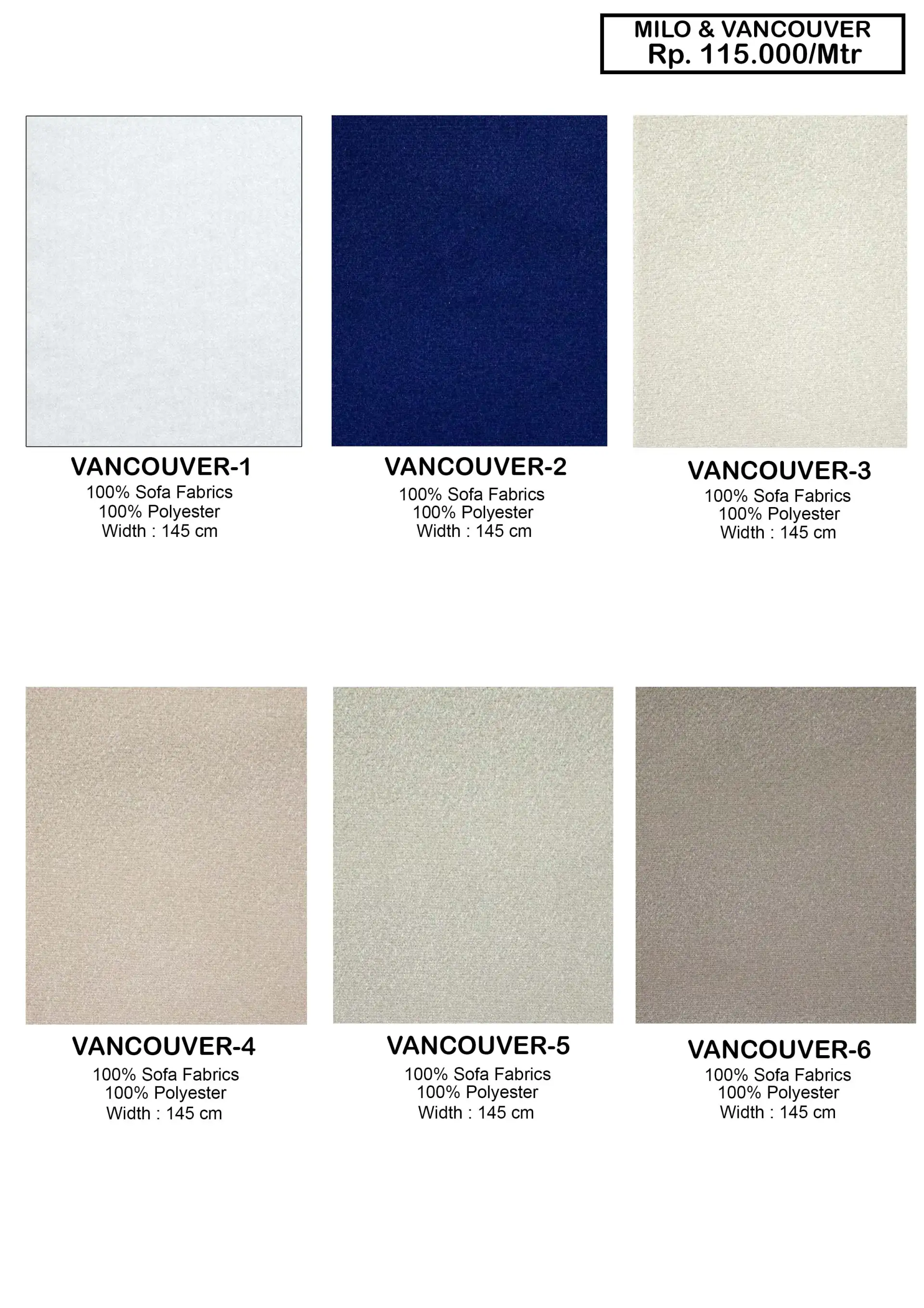 Dear Milo & Vancouver Sofa Fabric