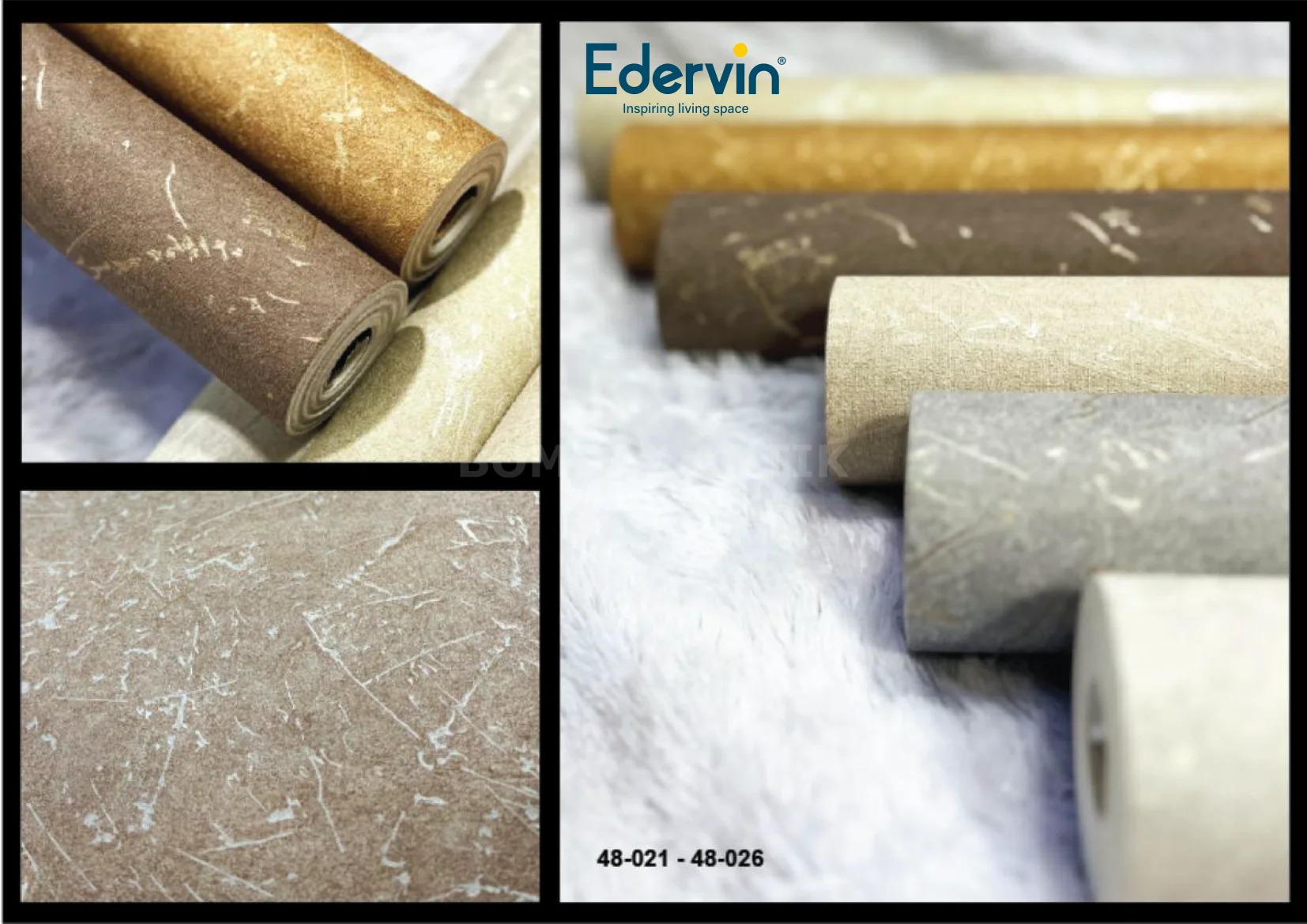 Edervin Plain Wallpaper