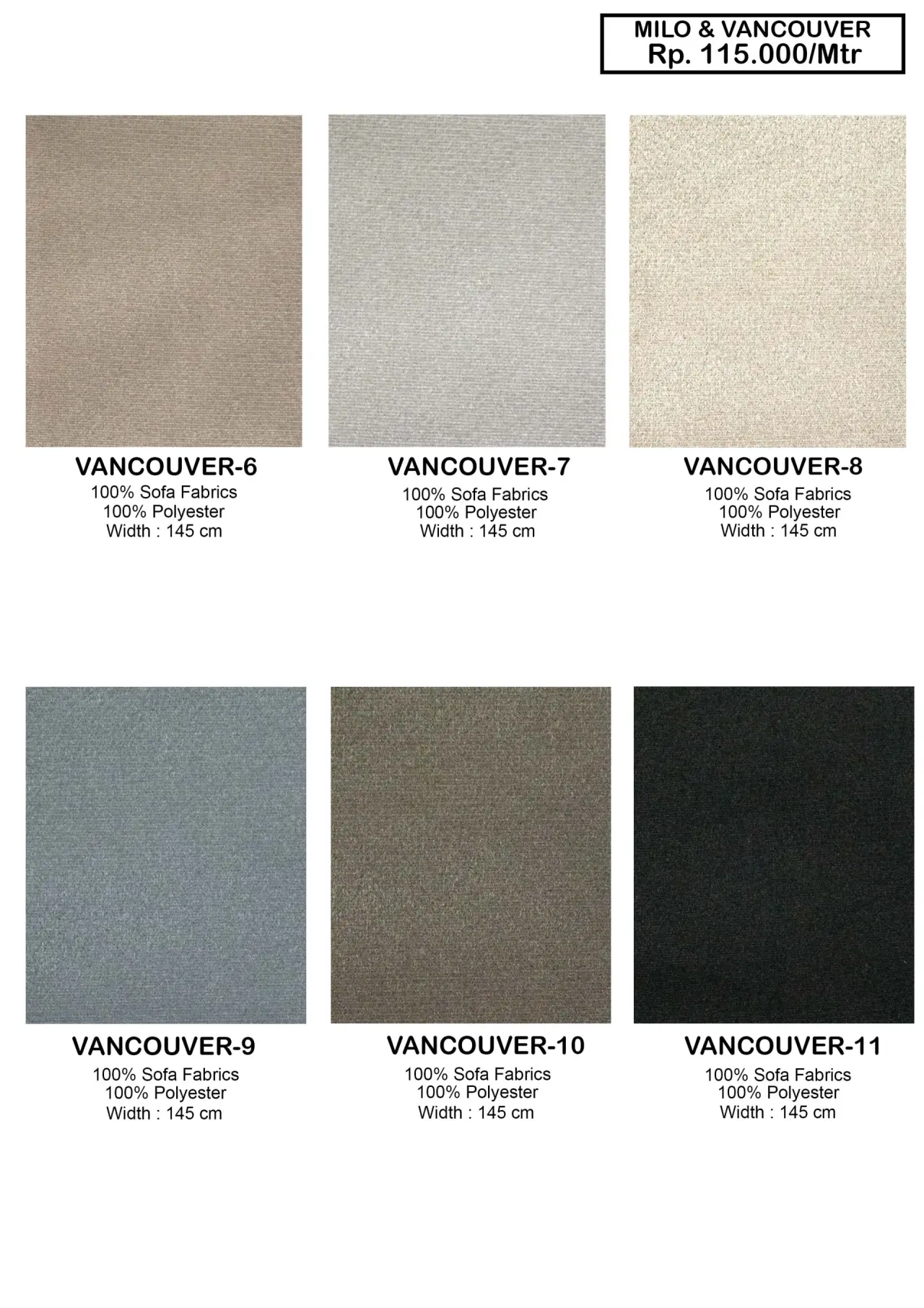 Dear Milo & Vancouver Sofa Fabric