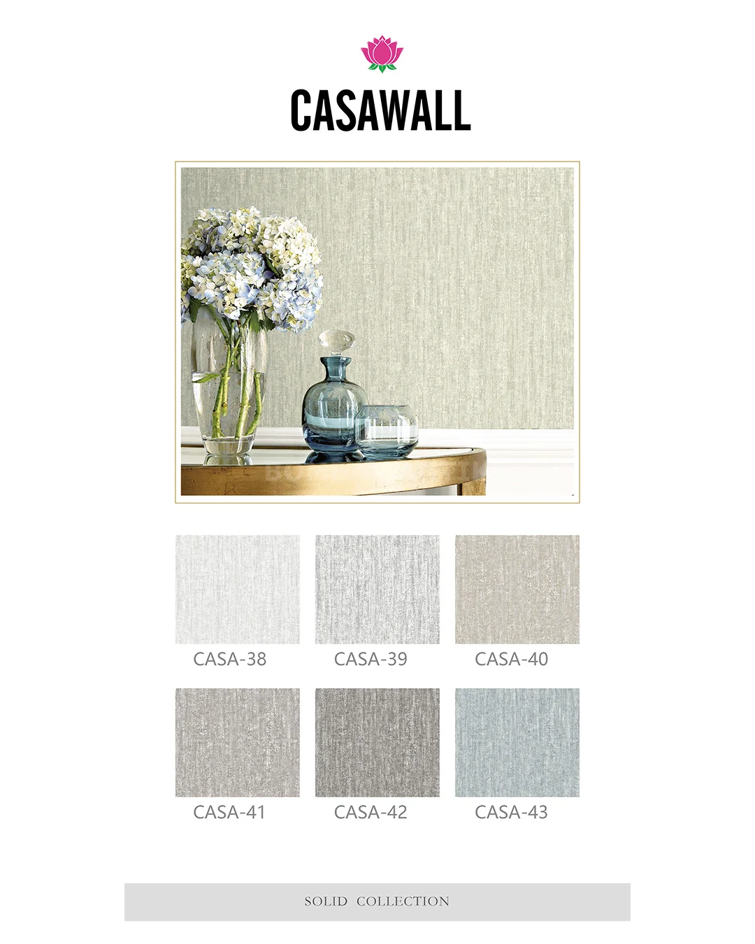 Casawall Plain Wallpaper