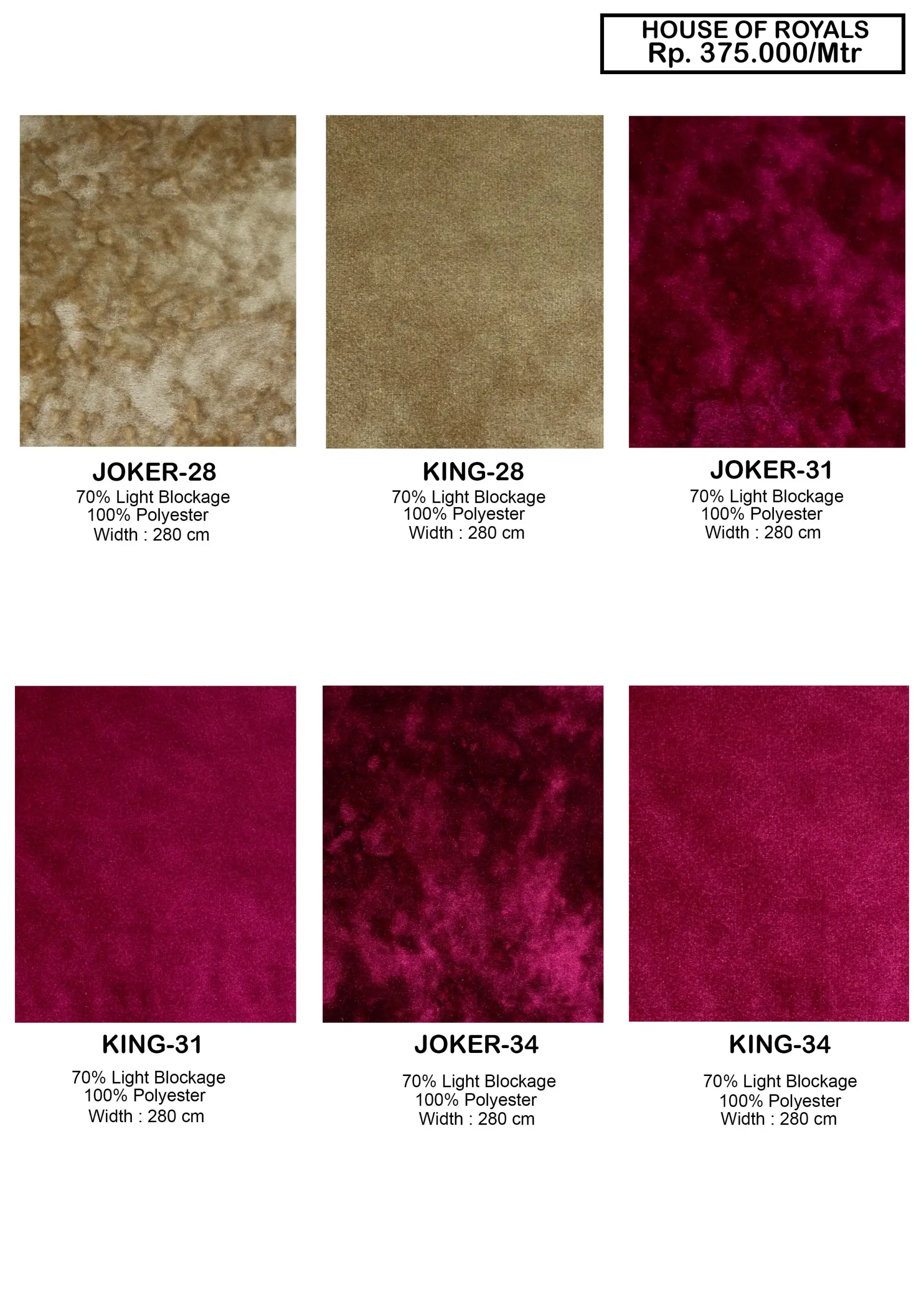 House Of Royal Velvet Gorden