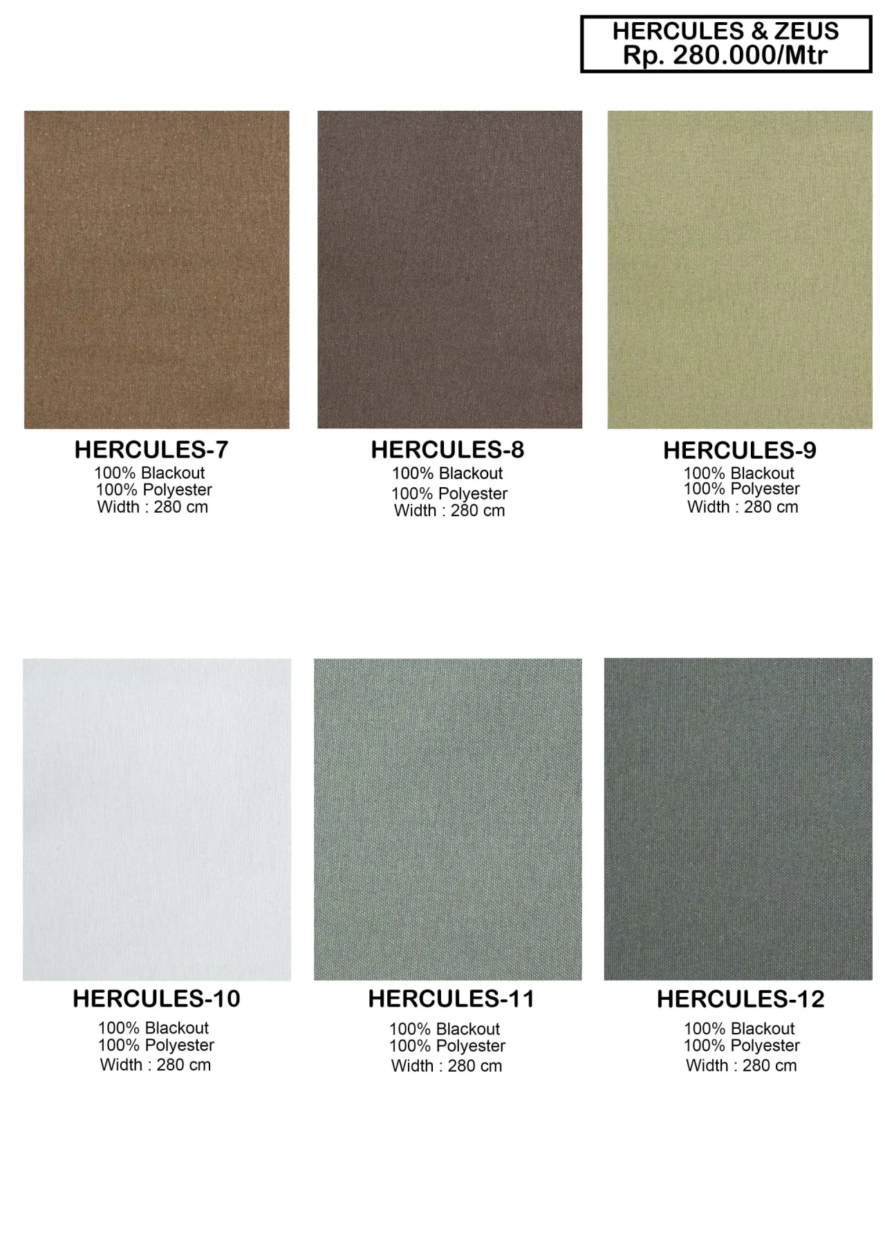 Hercules & Zeus Black Out Gorden