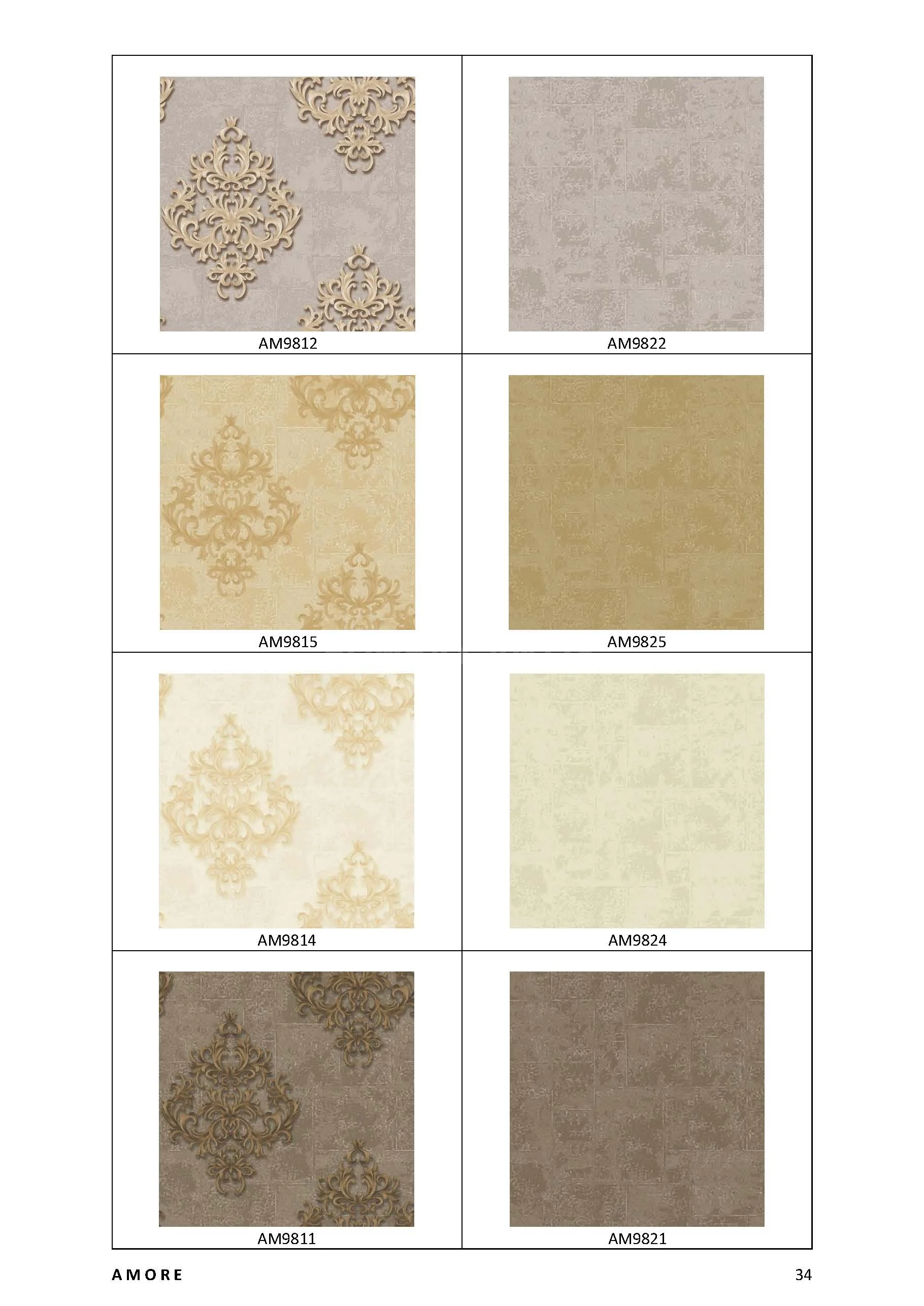 Amore Motif Wallpaper