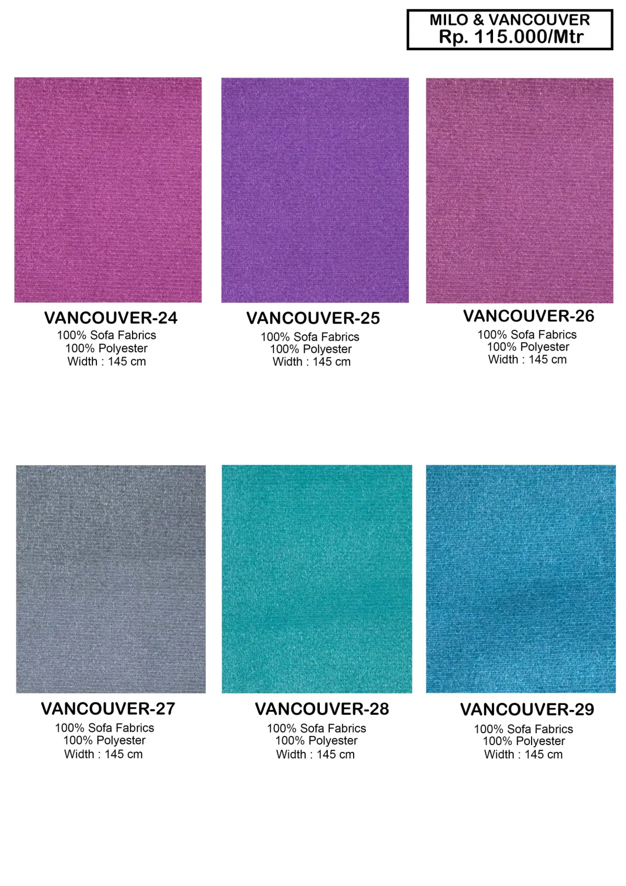 Dear Milo & Vancouver Sofa Fabric