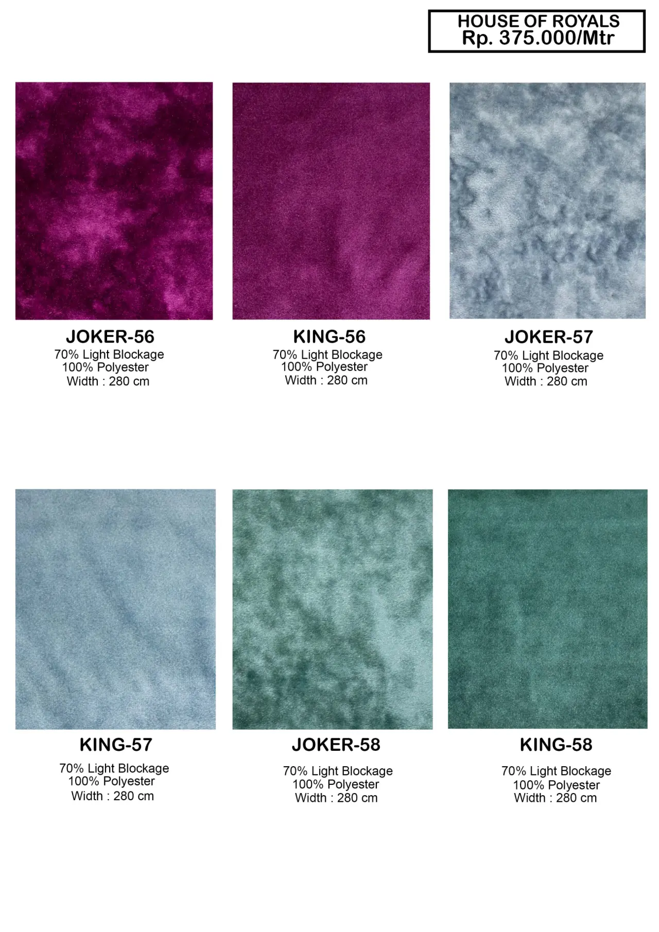 House Of Royal Velvet Gorden