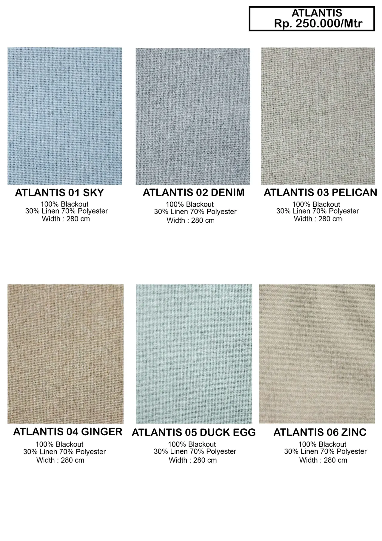 Atlantis Black Out Gorden