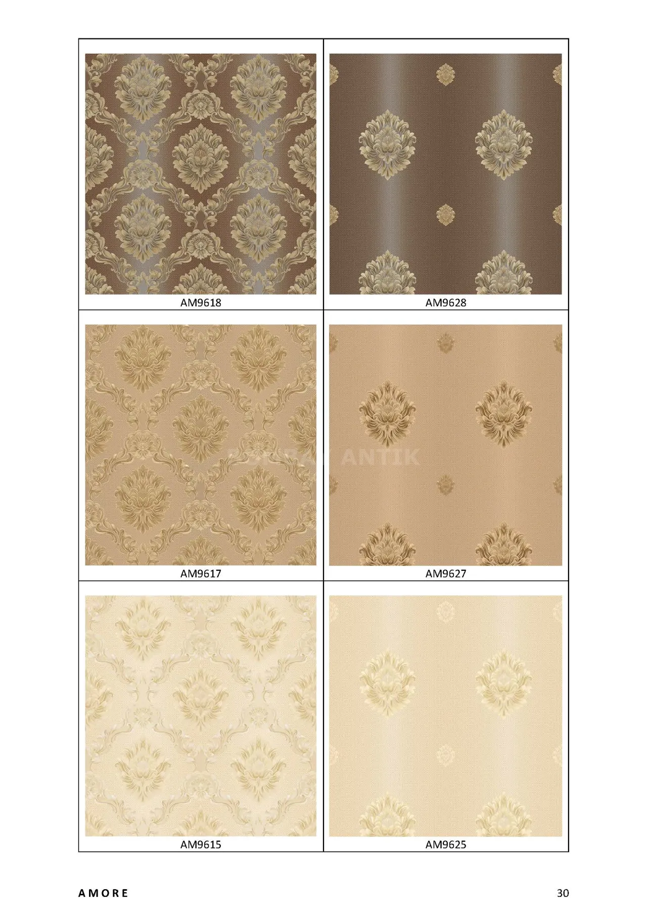 Amore Motif Wallpaper