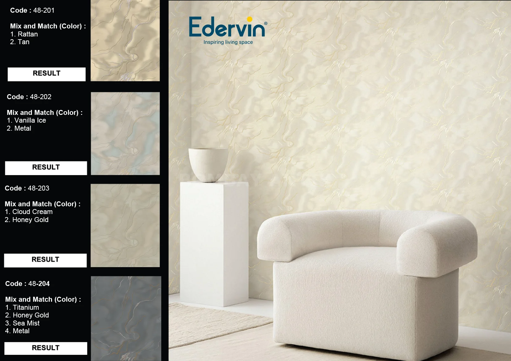Edervin Motif Wallpaper