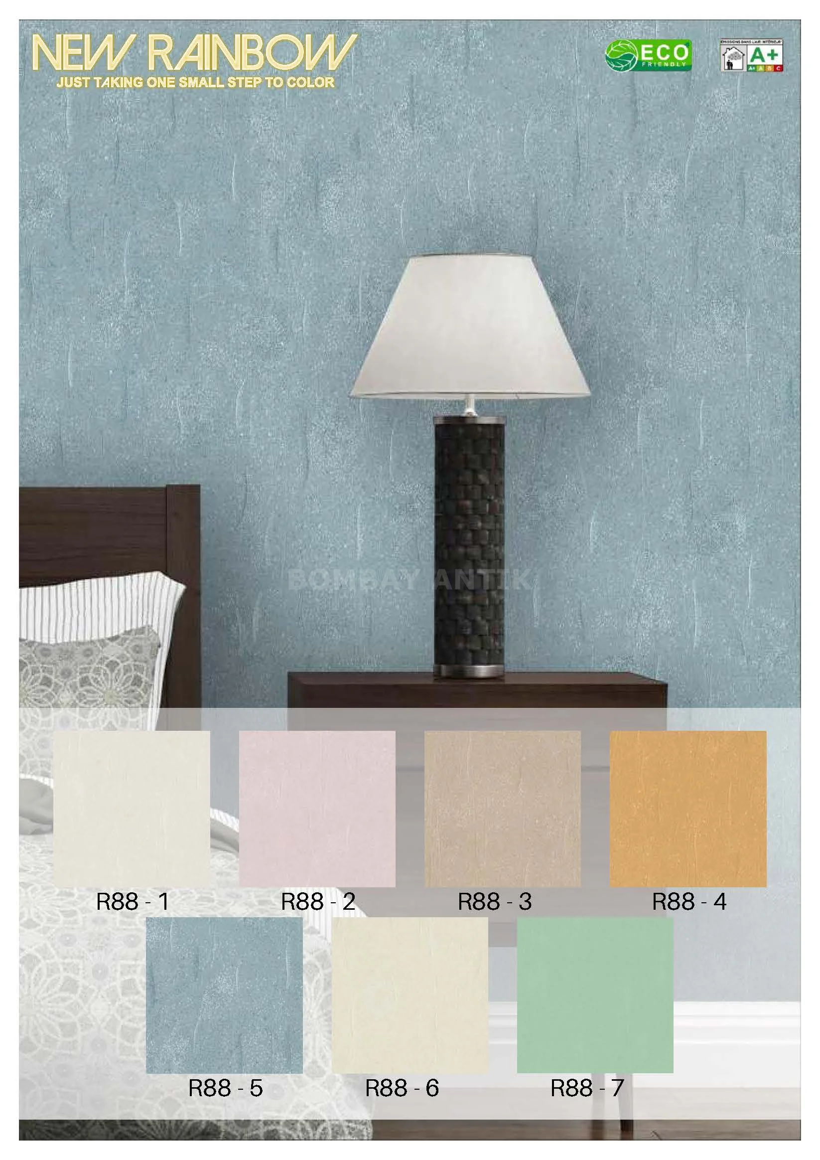New Rainbow Motif Wallpaper