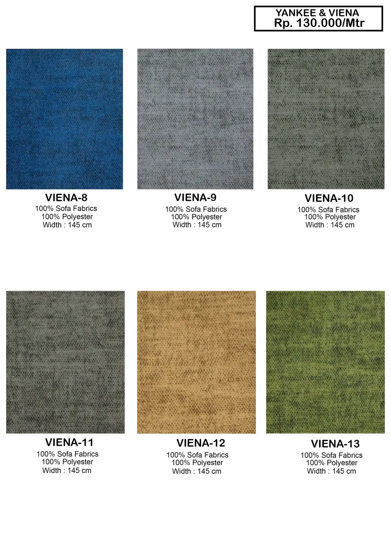 Dear Yankee & Viena Sofa Fabric