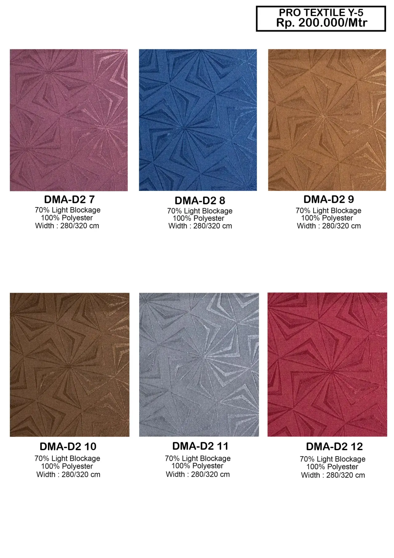 Pro Textile Y-5 Dim Out Gorden