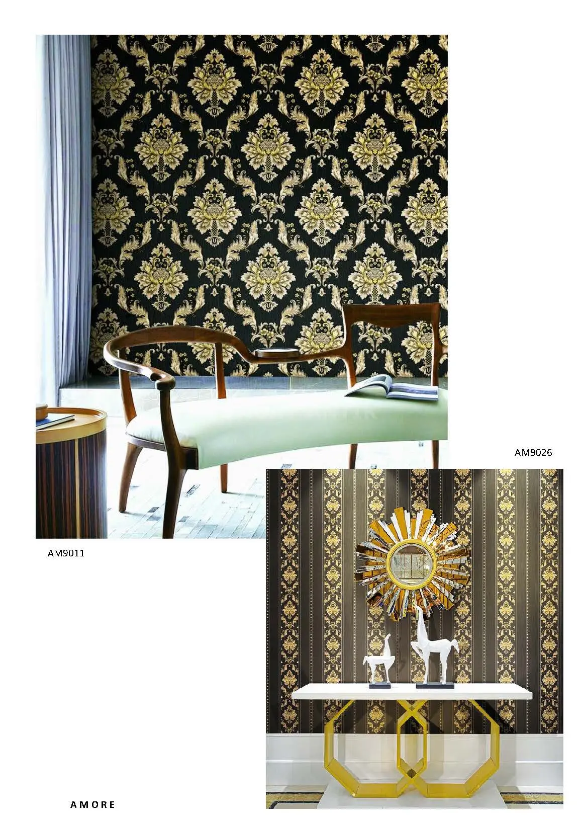 Amore Motif Wallpaper