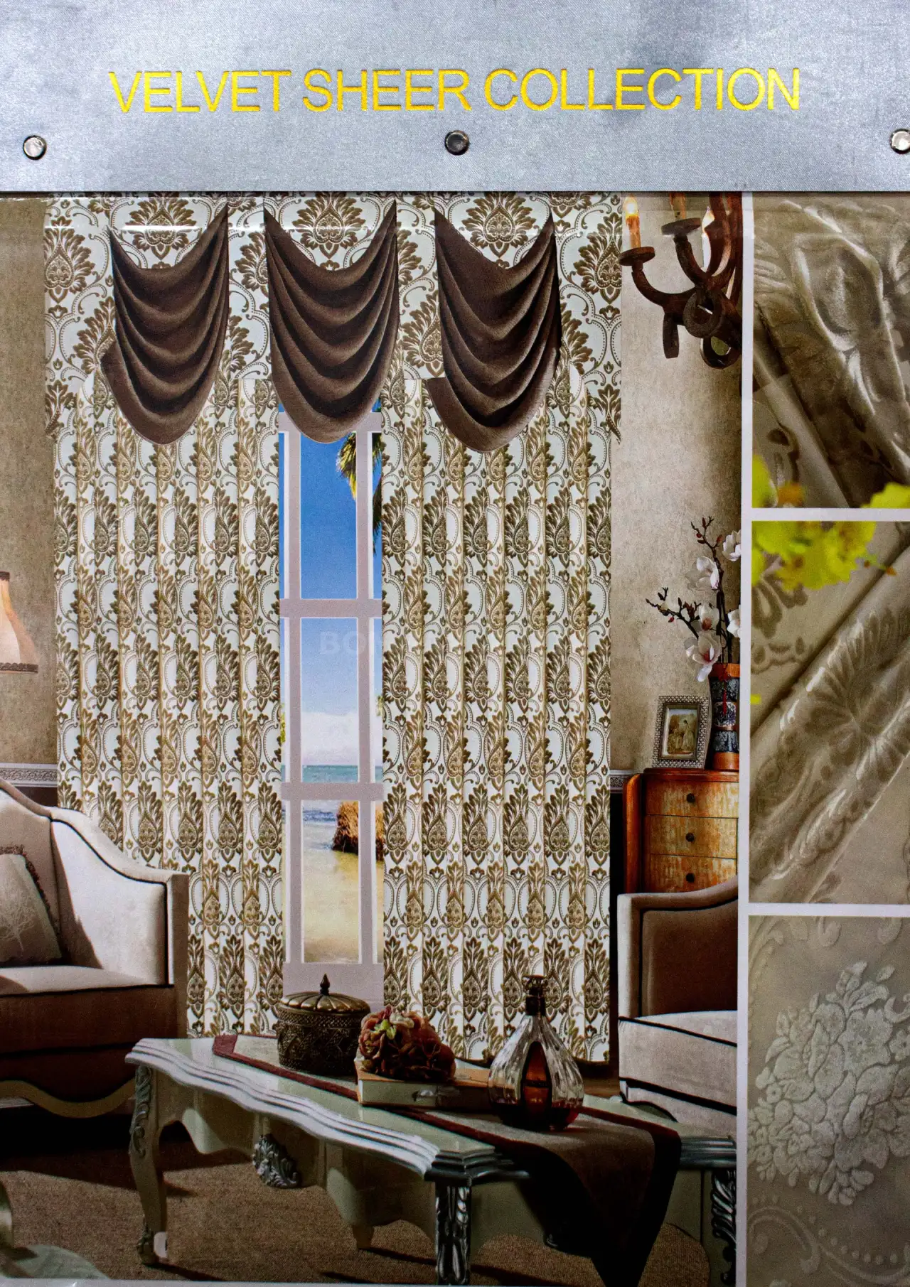 Velvet Sheer Collection Vitrase