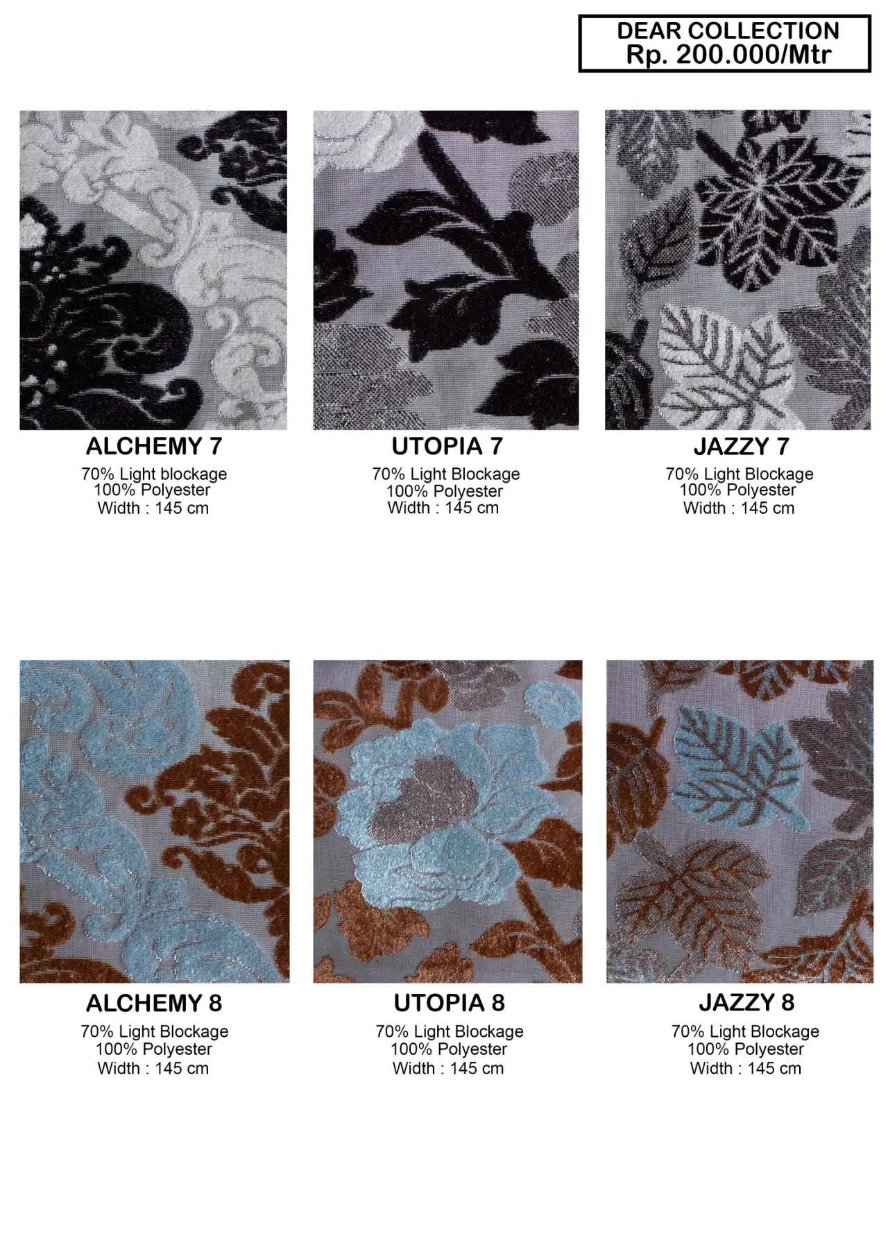 Dear Collection Sofa Fabrics