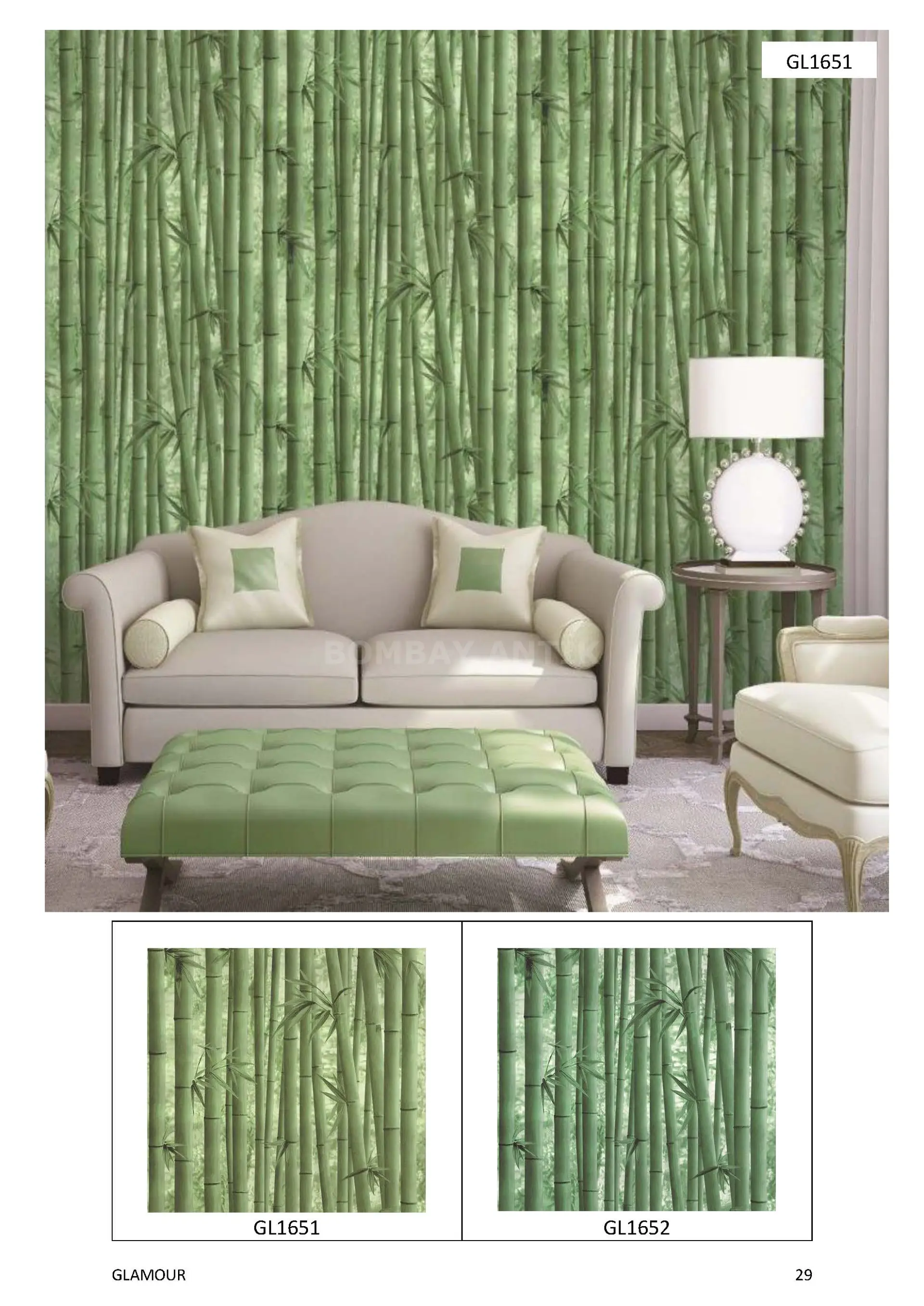 Glamour Motif Wallpaper