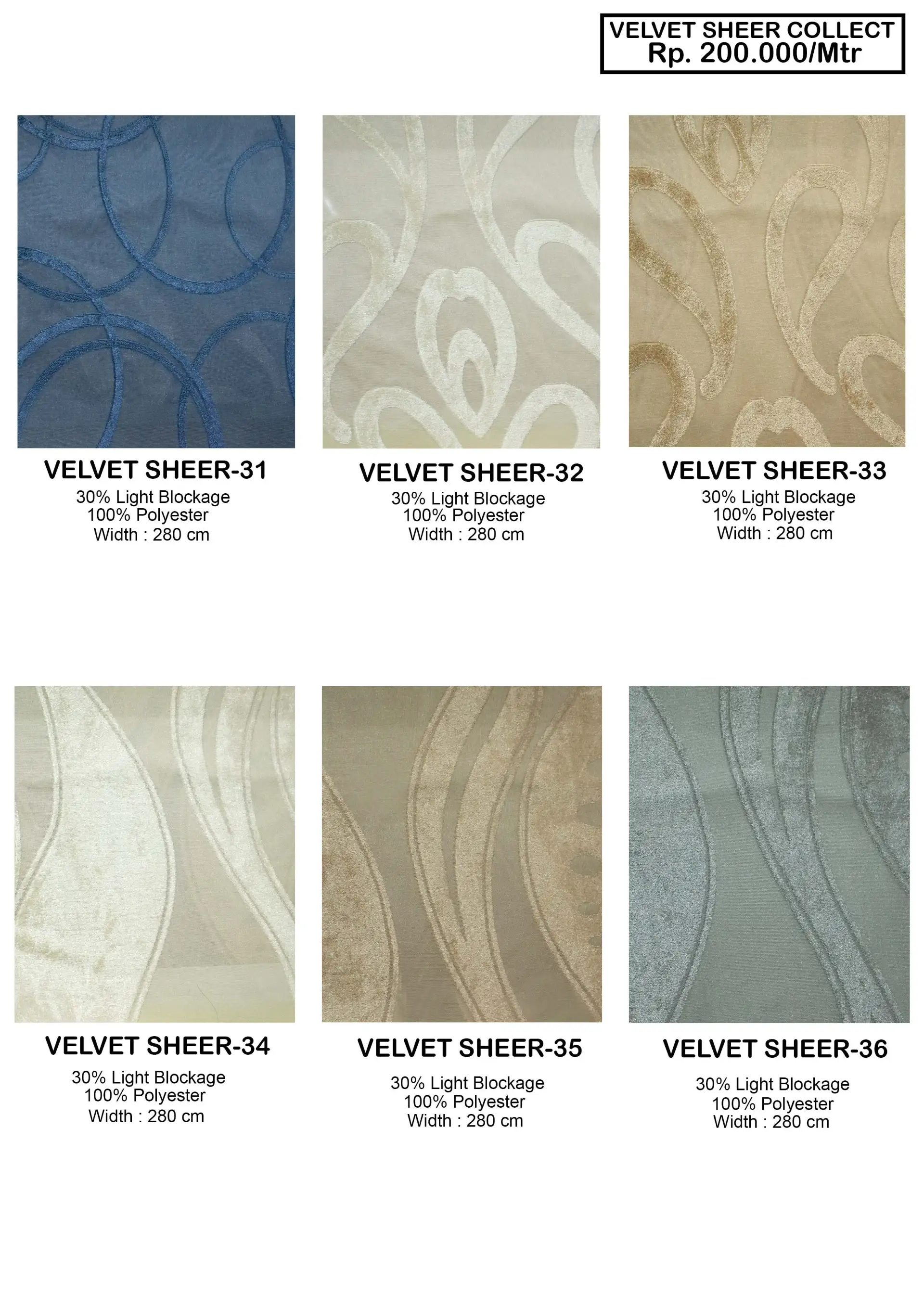 Velvet Sheer Velvet Gorden